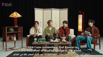 [Arabic Sub By PurpleArmys net] BTS (방탄소년단) Teaches You Korean Vogue